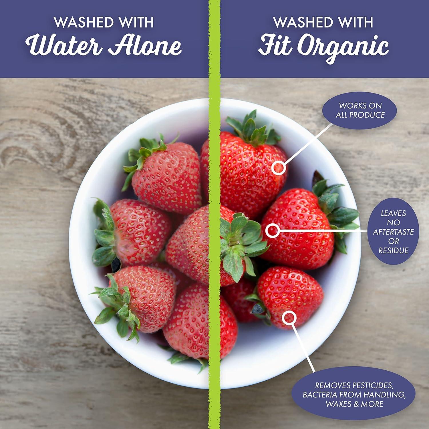 Fit Organic Lavado de Frutas y Verduras 0.95 L Orgánico Kosher