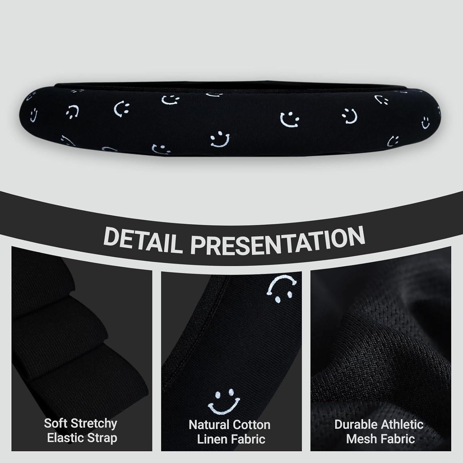 Funda de Volante SAADIAUTO Negra Universal 14.5-15 Pulgadas