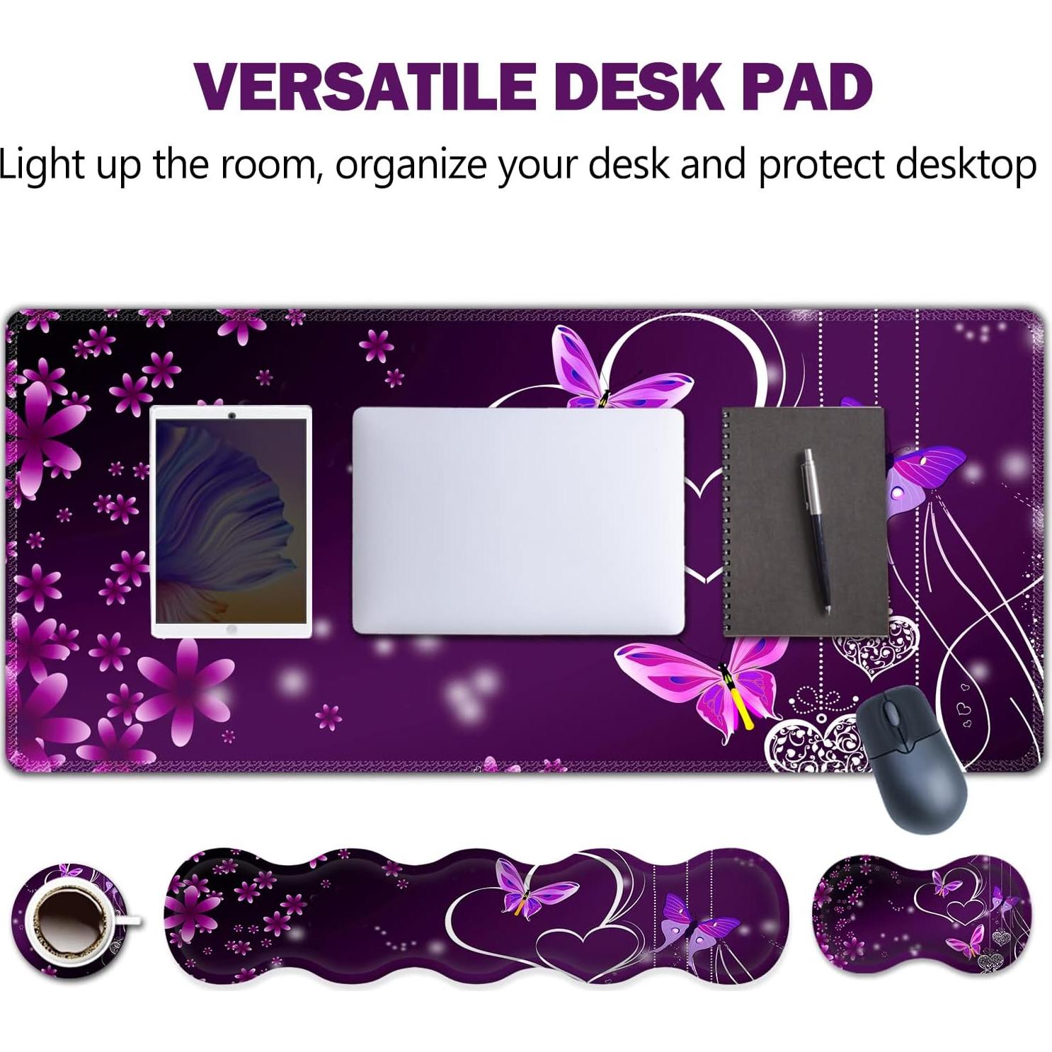 Almohadilla de Ratón ArtSo 4 en 1 Ergonómica Morada