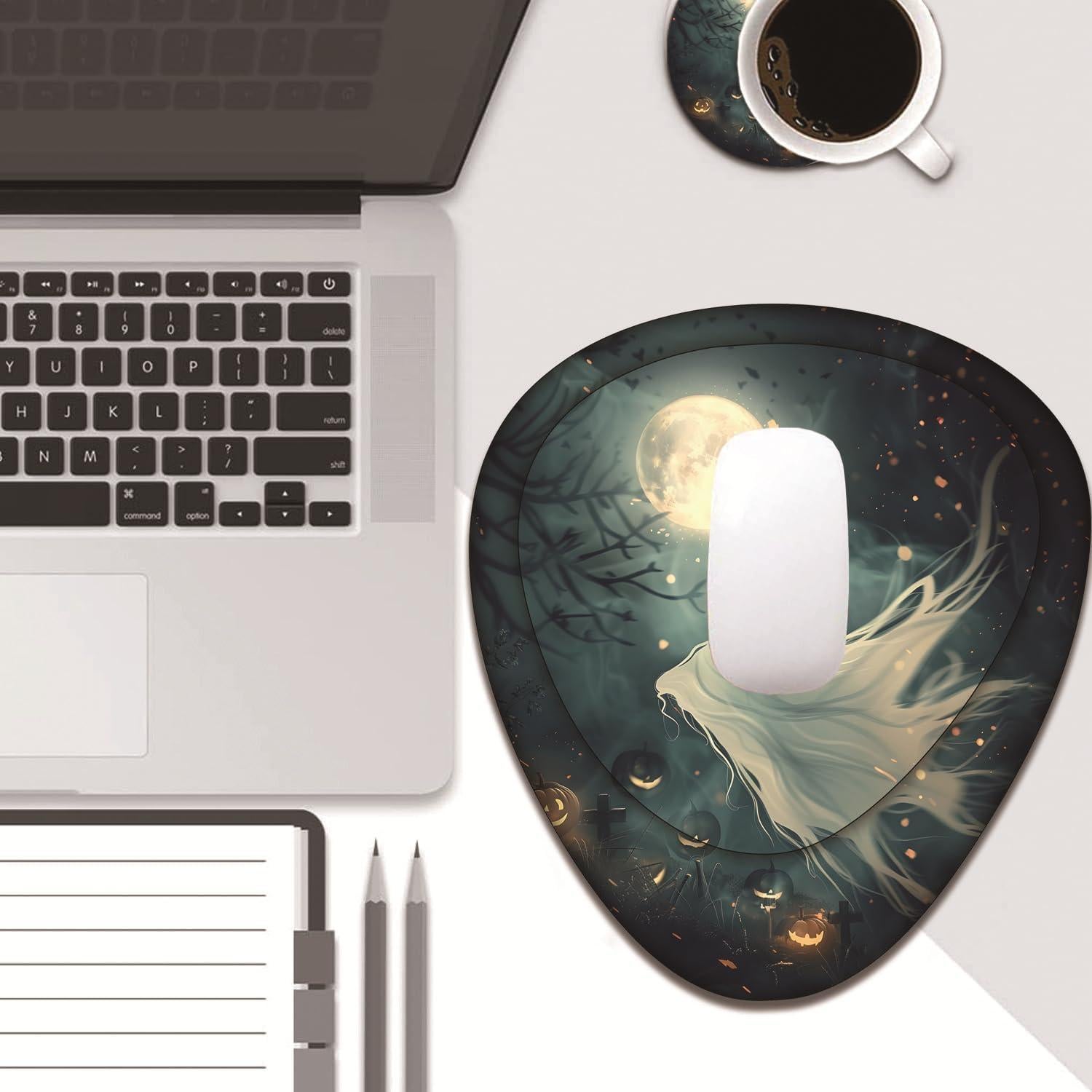 Alfombrilla de Ratón Ergonómica VSHSEEOM con Reposamuñecas de Gel