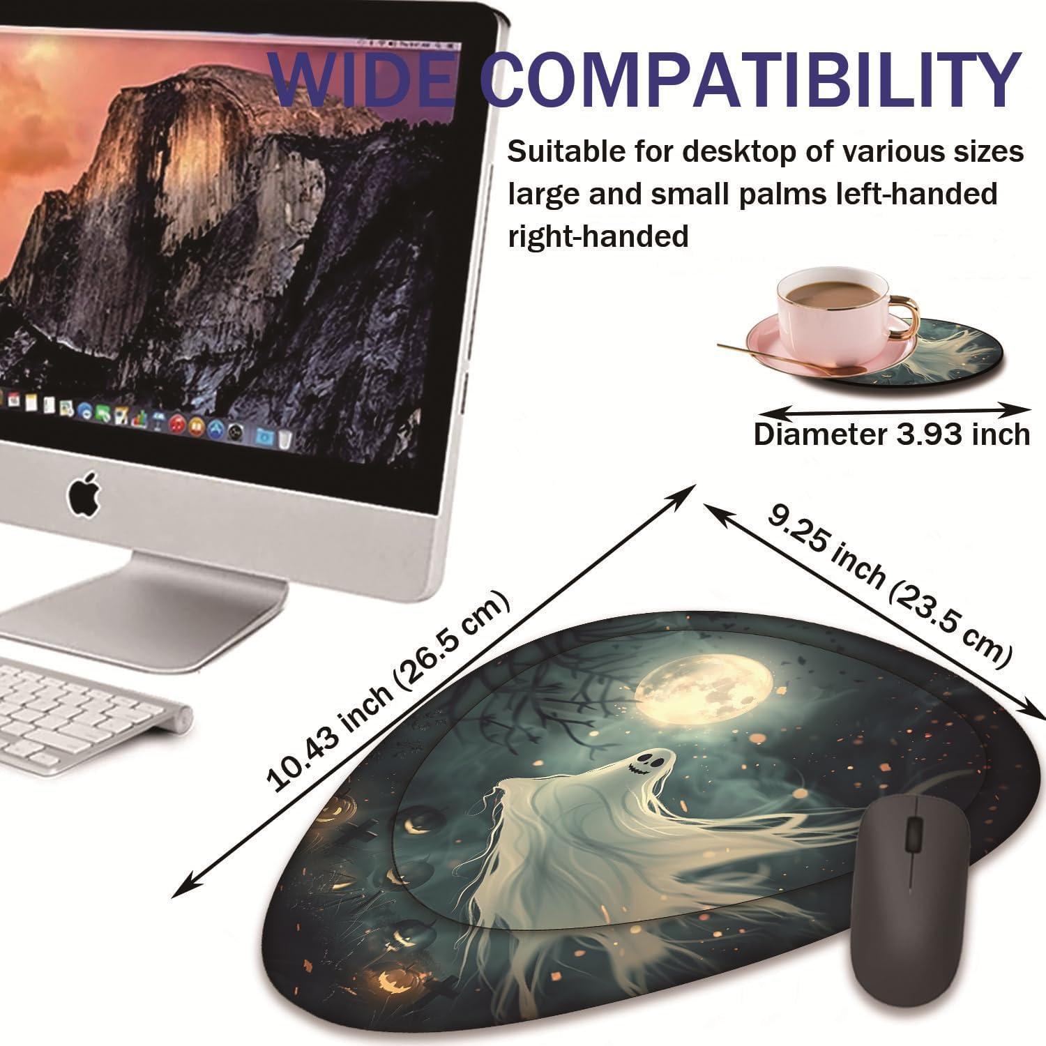 Alfombrilla de Ratón Ergonómica VSHSEEOM con Reposamuñecas de Gel