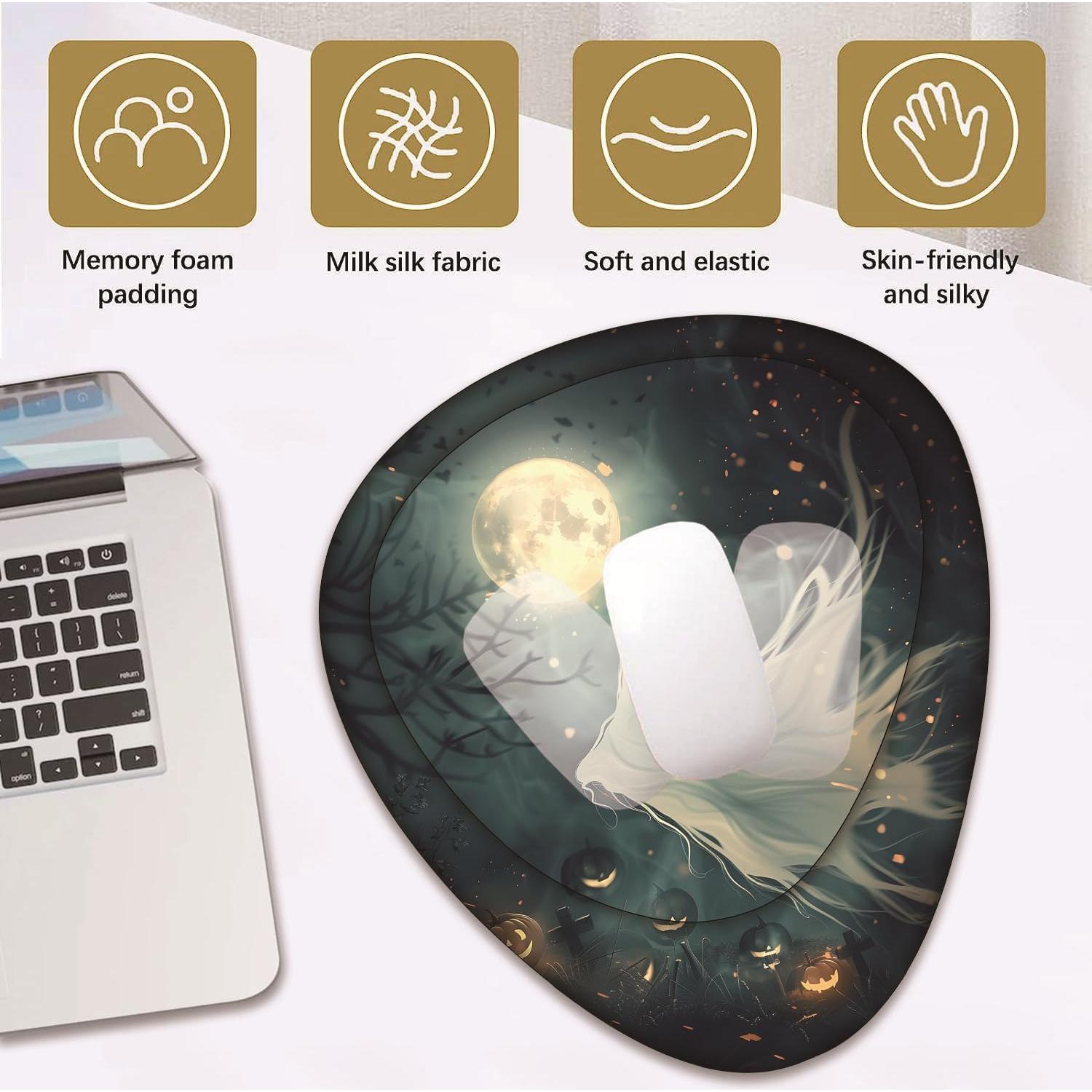 Alfombrilla de Ratón Ergonómica VSHSEEOM con Reposamuñecas de Gel