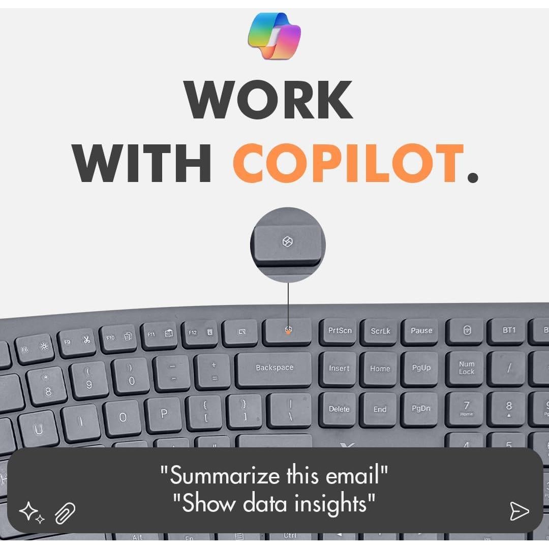 Combo Teclado y Ratón Inalámbrico Ergonómico X9 Gris