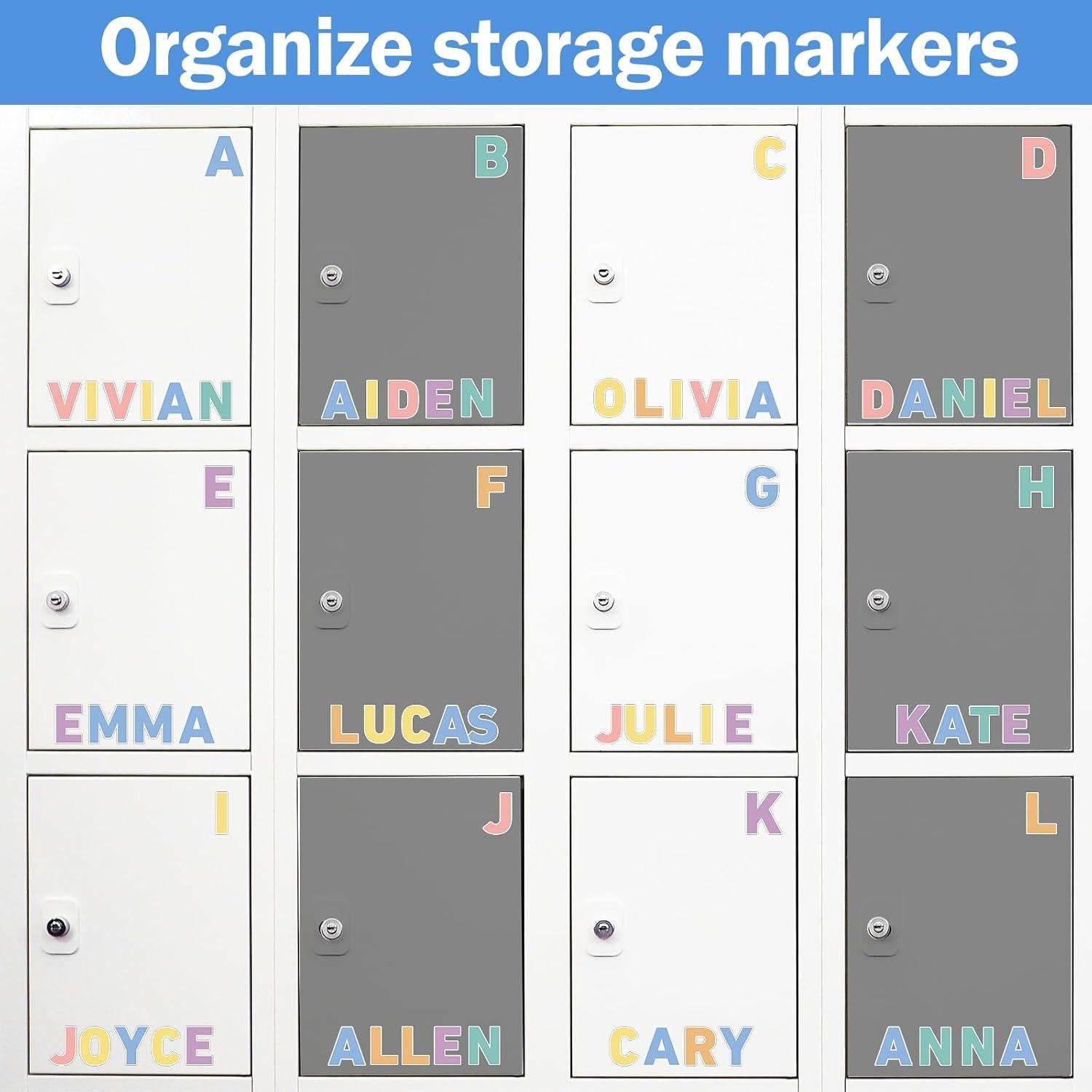 Letras Magnéticas Coloridas Qyeahkj 103 Pcs 5 cm Arcoíris Pastel