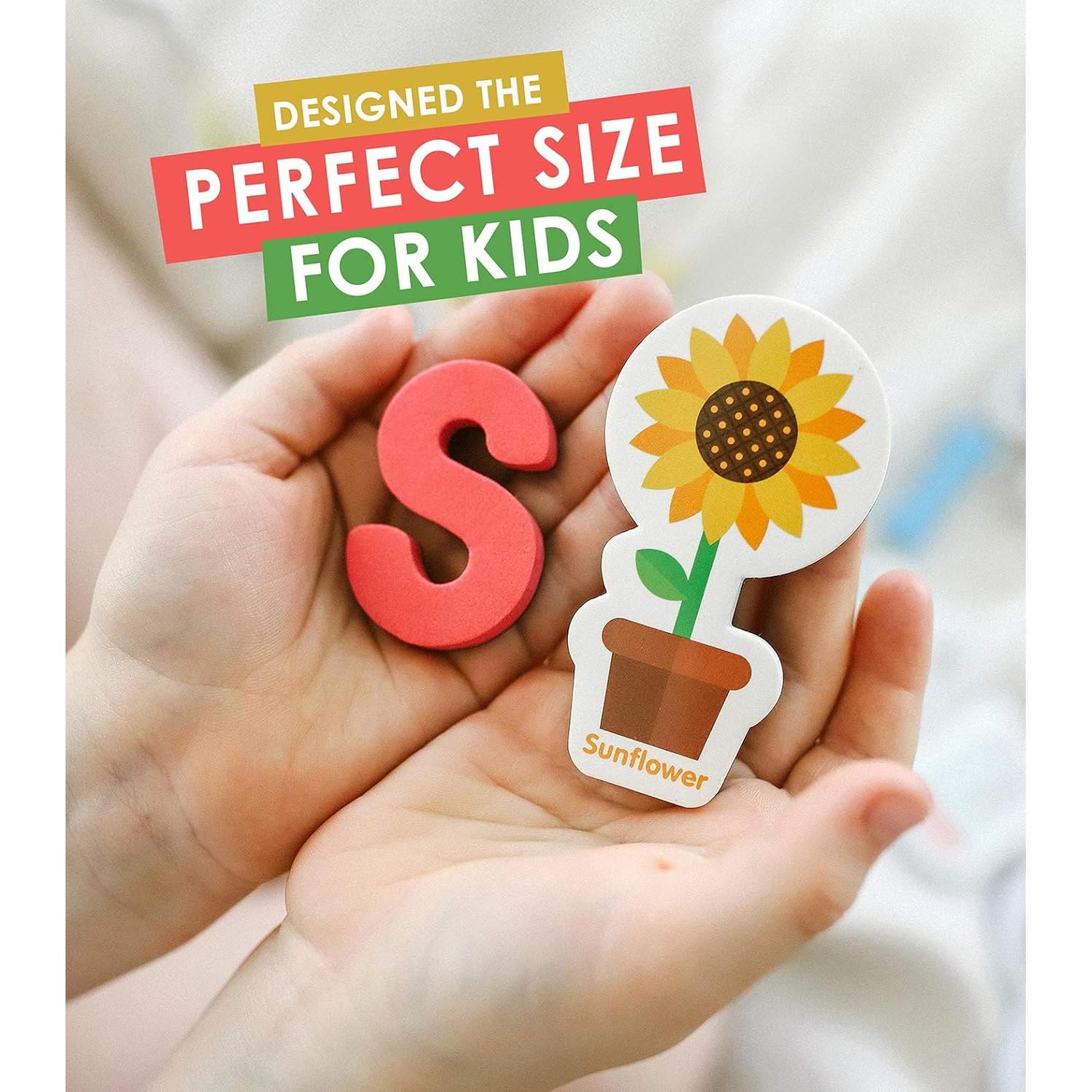 Imanes Educativos de Objetos y Letras Curious Columbus - 78 Piezas