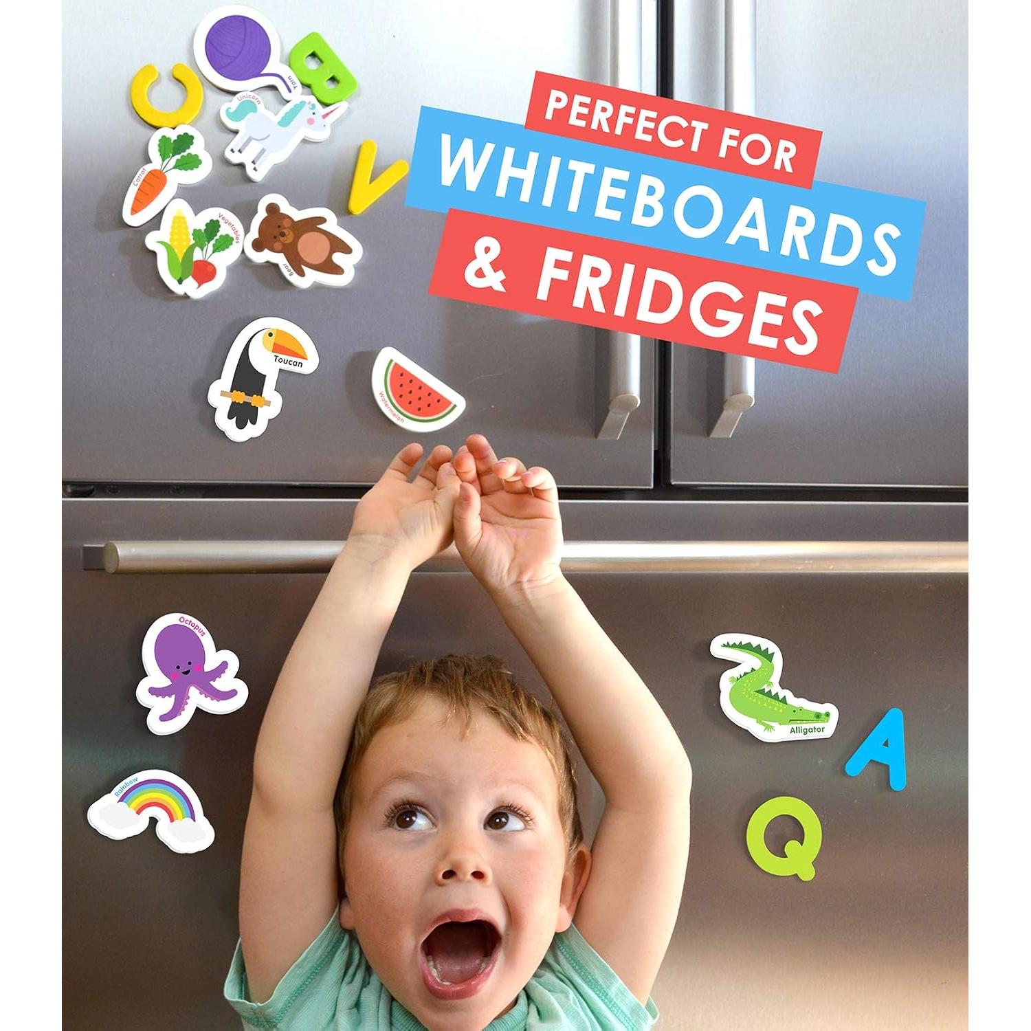 Imanes Educativos de Objetos y Letras Curious Columbus - 78 Piezas