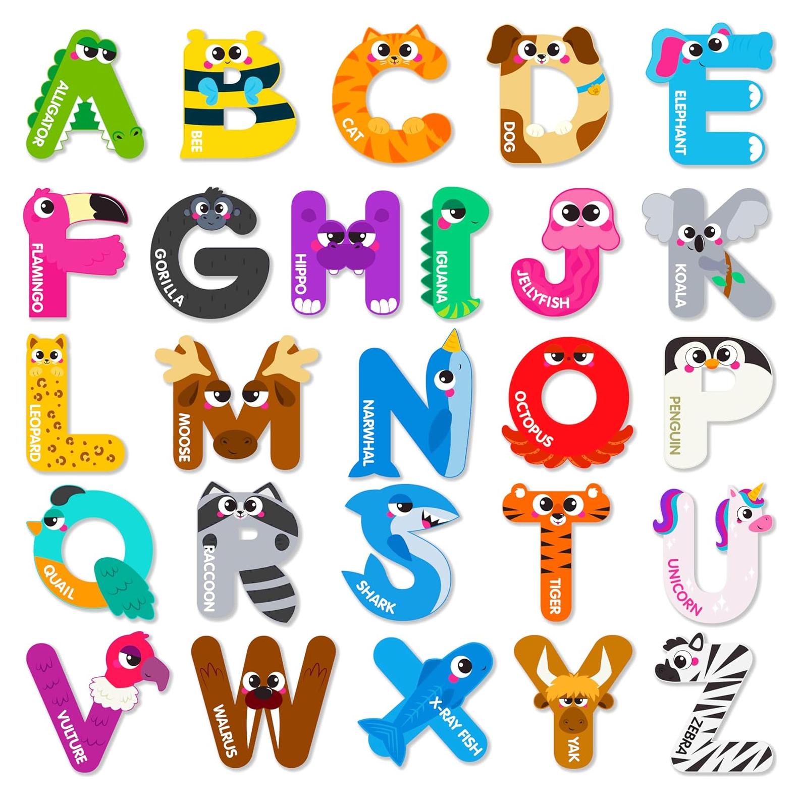 Letras Magnéticas JOYIN para Refrigerador - 26 Imán de Alfabeto