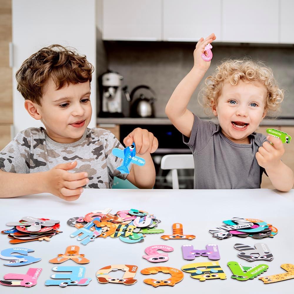 Letras Magnéticas JOYIN para Refrigerador - 26 Imán de Alfabeto