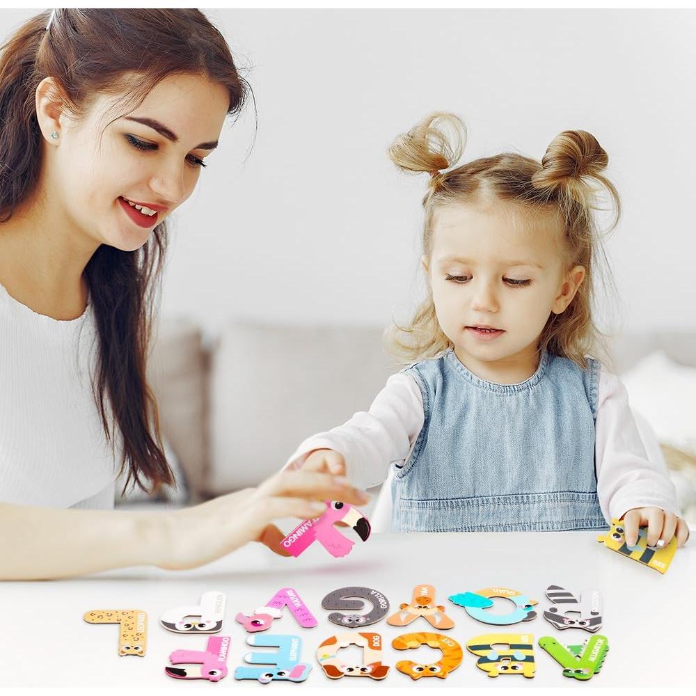 Letras Magnéticas JOYIN para Refrigerador - 26 Imán de Alfabeto