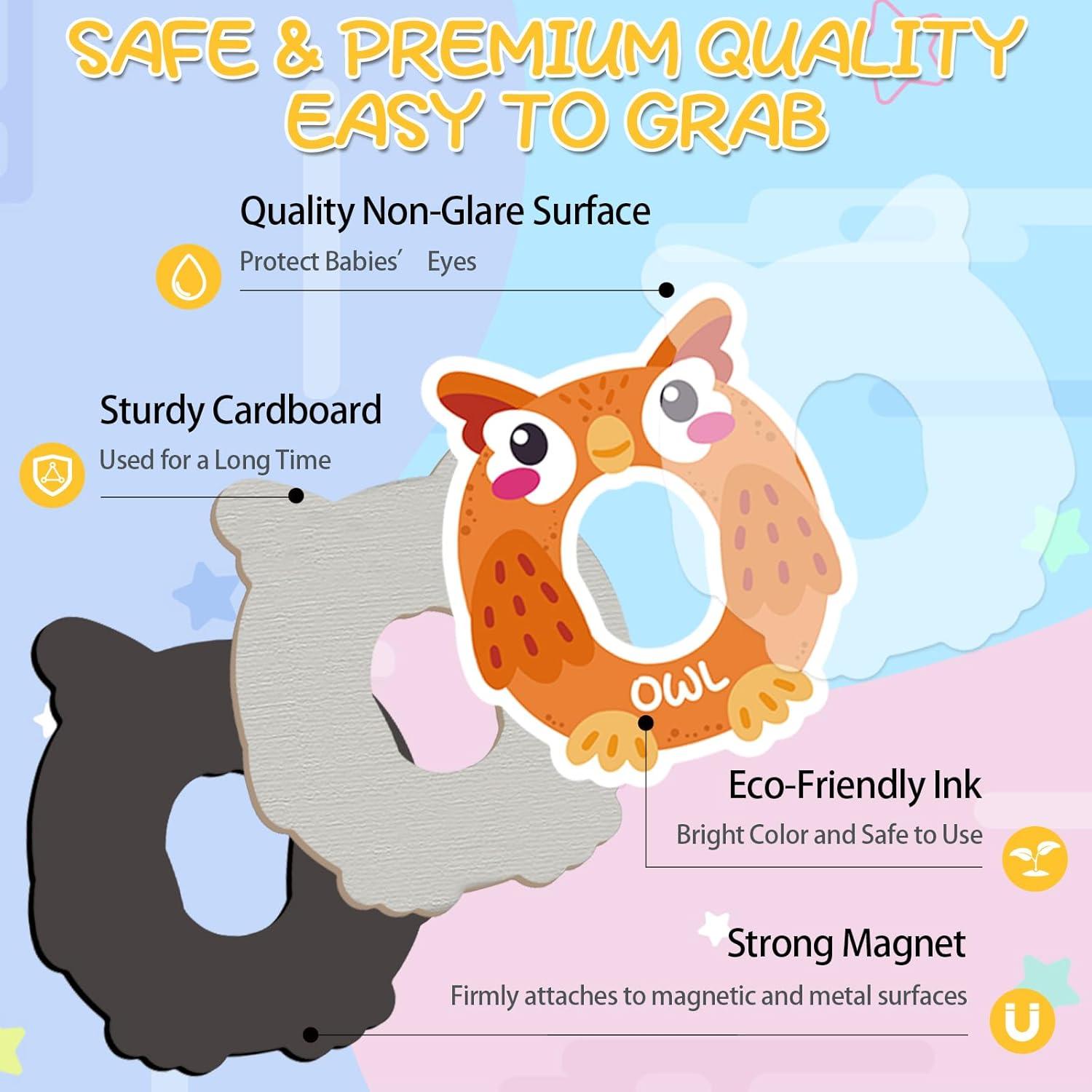 48 Piezas Letras y Números Magnéticos Auzesto para Niños