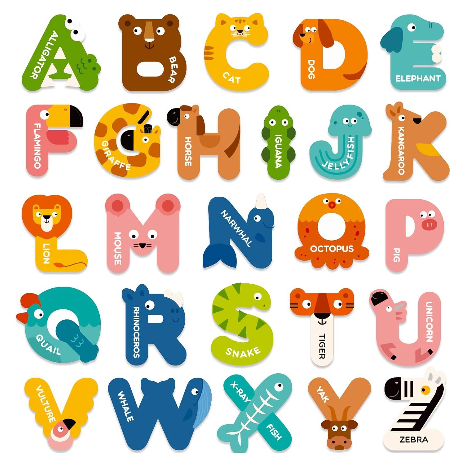 Letras Magnéticas Grandes Mideer - Imán ABC para Niños