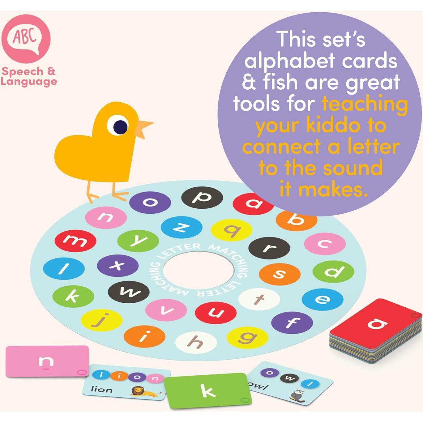 Juego de Pesca Magnético Battat Education - Aprendizaje Letras y Colores