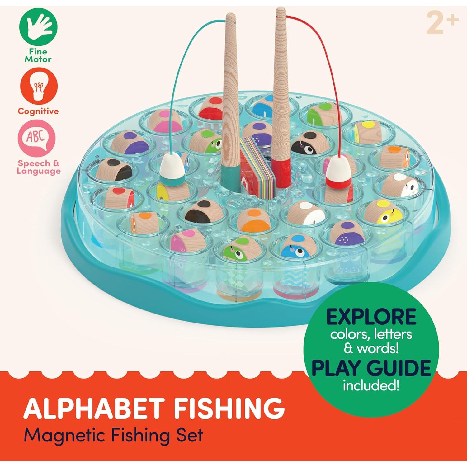 Juego de Pesca Magnético Battat Education - Aprendizaje Letras y Colores