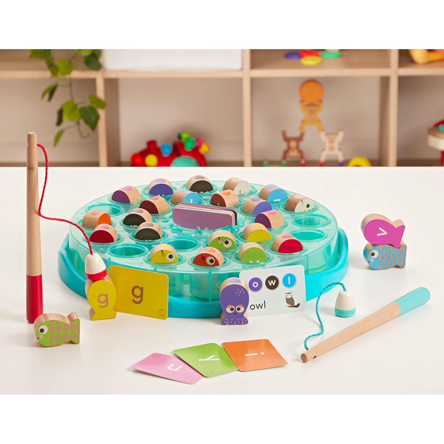 Juego de Pesca Magnético Battat Education - Aprendizaje Letras y Colores