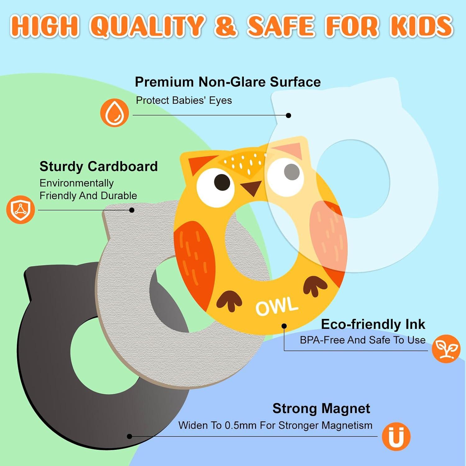 Letras Magnéticas ABC Uranus&No.1 52 Piezas Coloridas