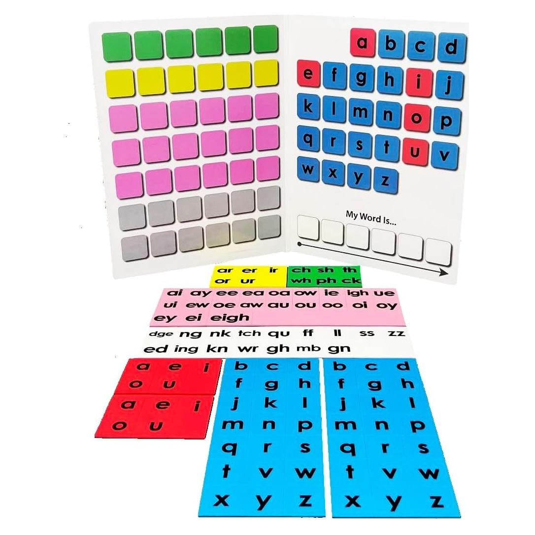 Juego de Imanes de Fonética Magnética Kling Magnetics