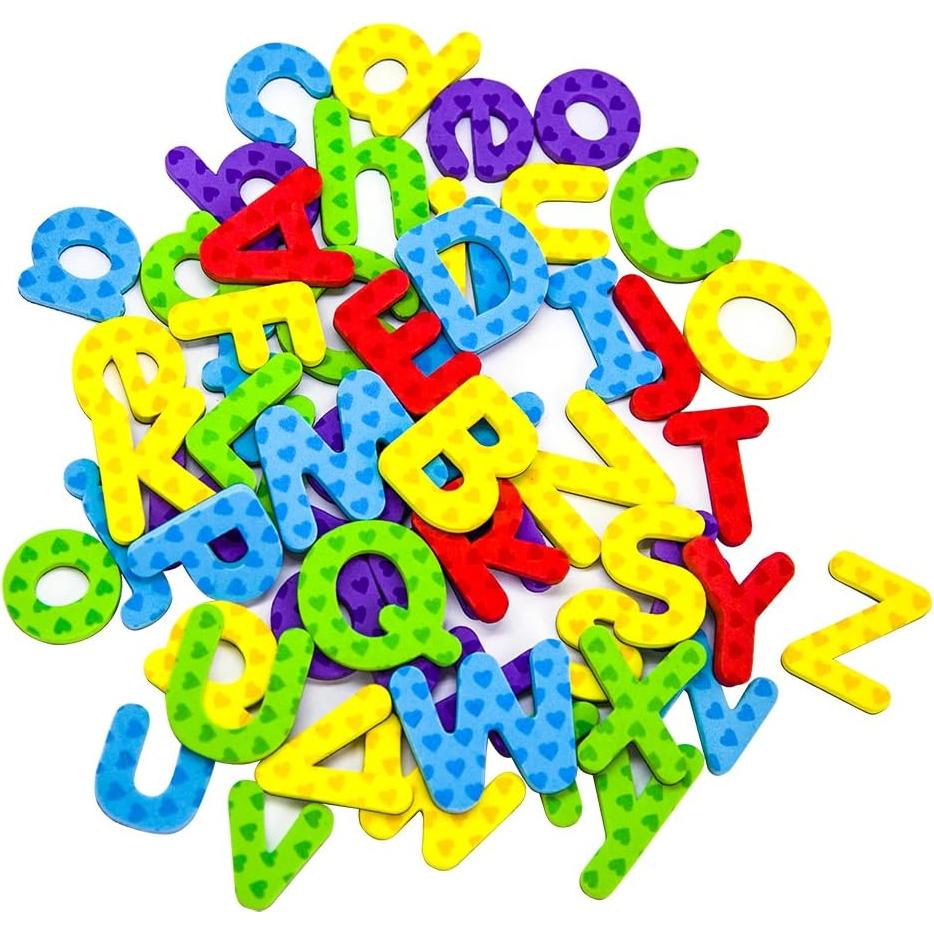 Letras y Números Magnéticos MAGTiMES - 112 Piezas Educativas