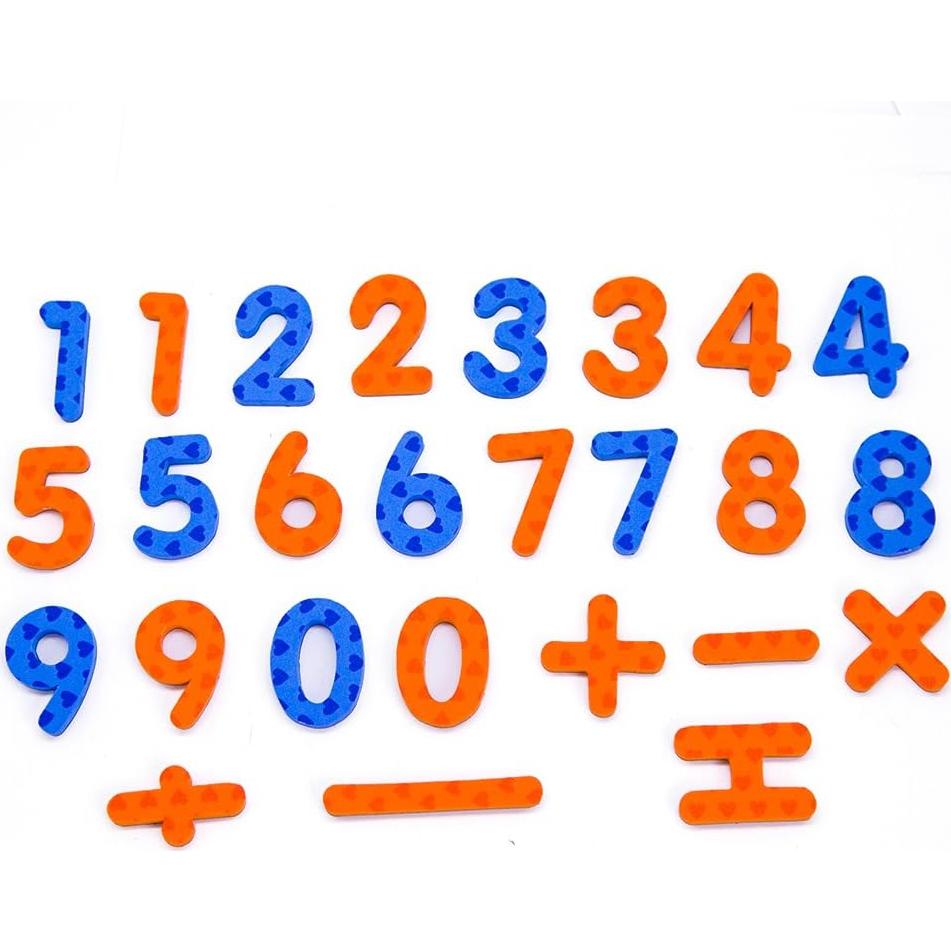 Letras y Números Magnéticos MAGTiMES - 112 Piezas Educativas