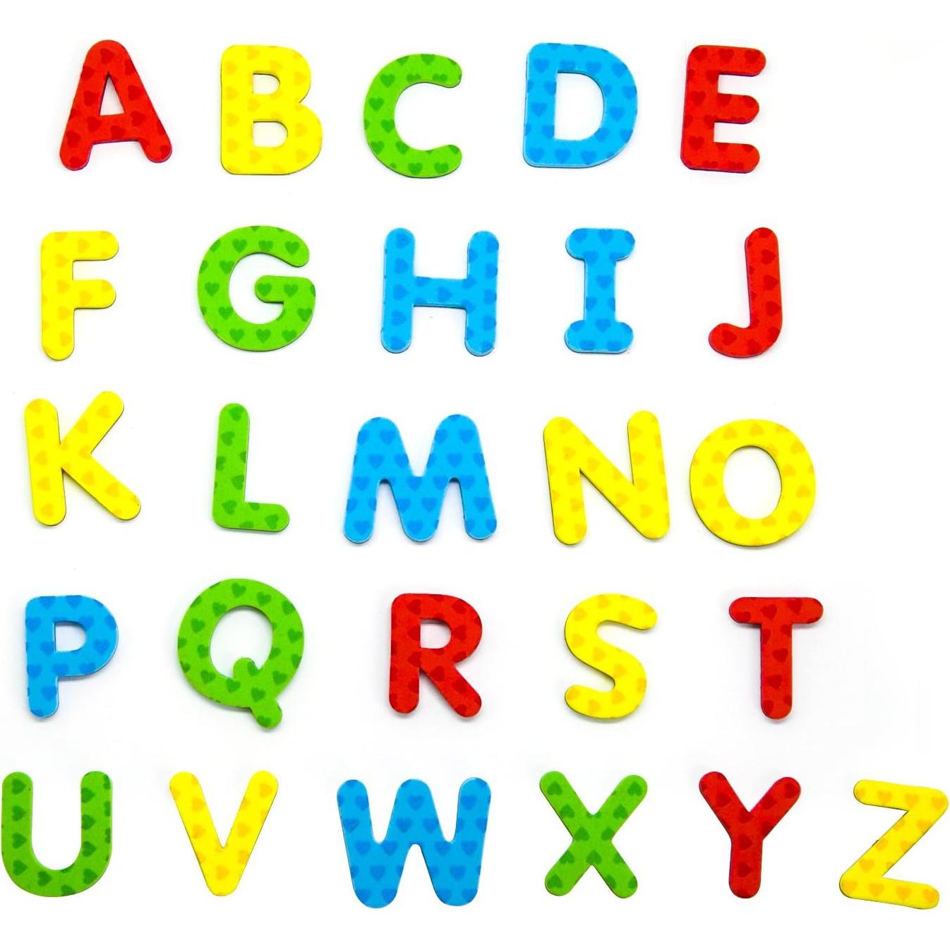 Letras y Números Magnéticos MAGTiMES - 112 Piezas Educativas