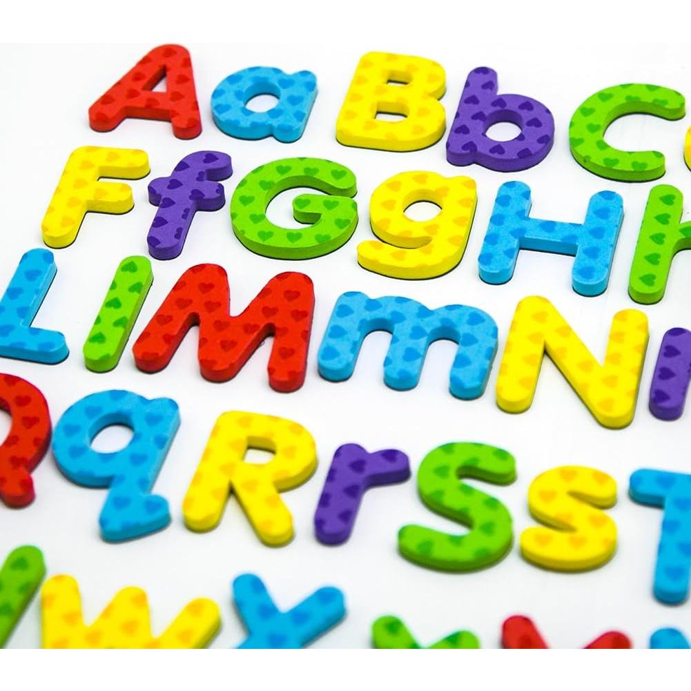 Letras y Números Magnéticos MAGTiMES - 112 Piezas Educativas