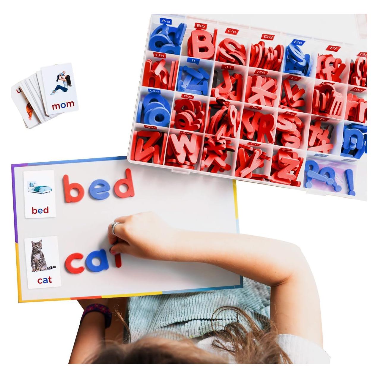 Letras Magnéticas de Espuma Montessori - 284 Piezas para Niños