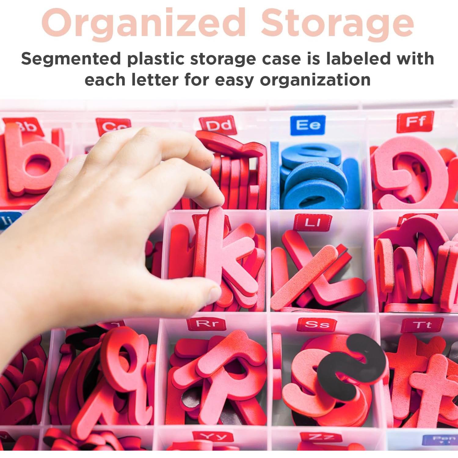 Letras Magnéticas de Espuma Montessori - 284 Piezas para Niños