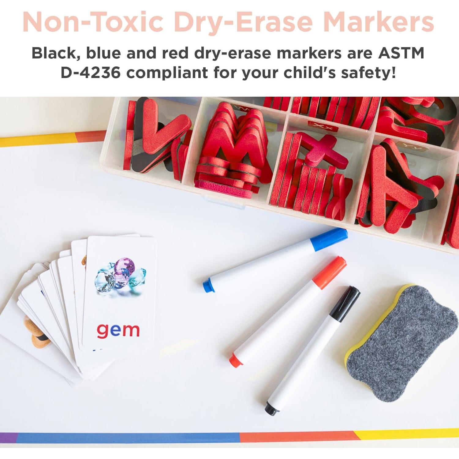 Letras Magnéticas de Espuma Montessori - 284 Piezas para Niños