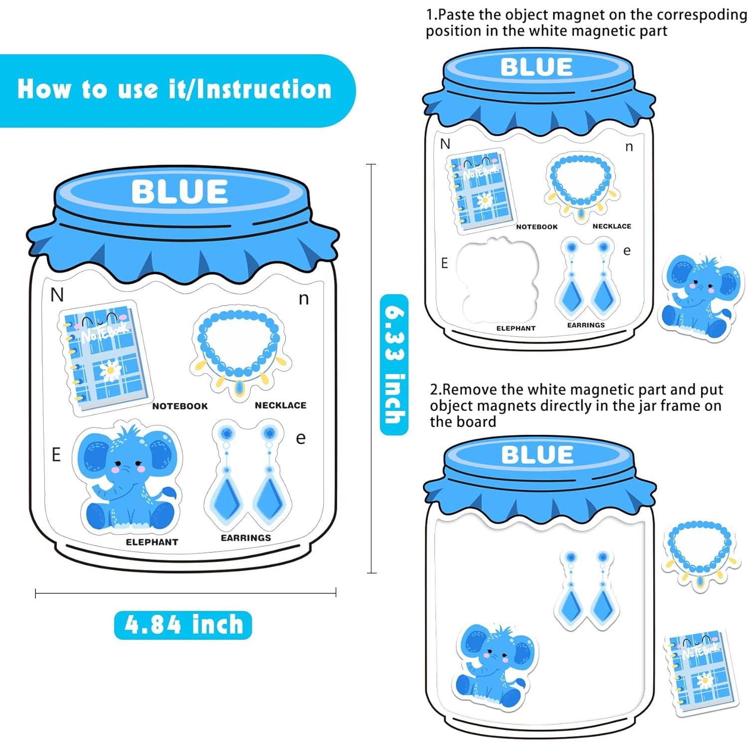 Juego de Clasificación de Colores Magnéticos Creatoy - 13 Colores