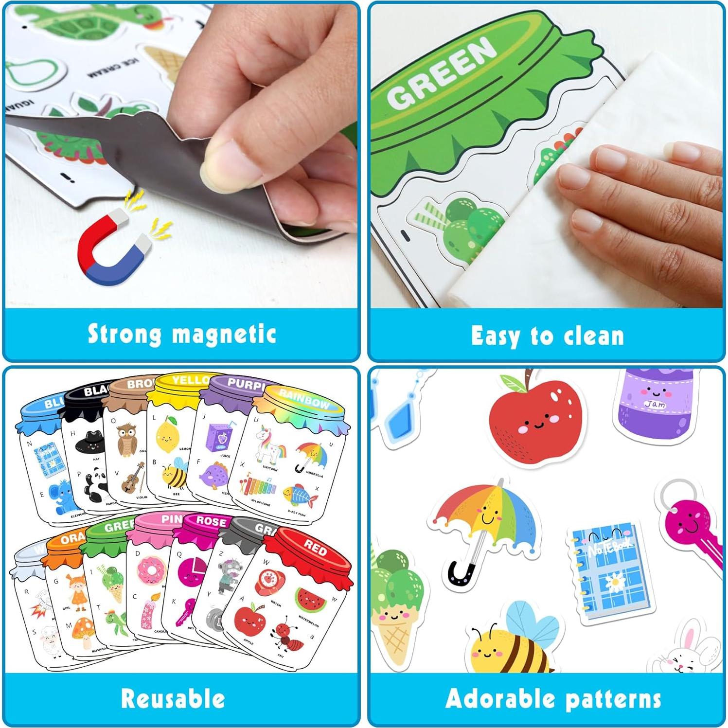 Juego de Clasificación de Colores Magnéticos Creatoy - 13 Colores