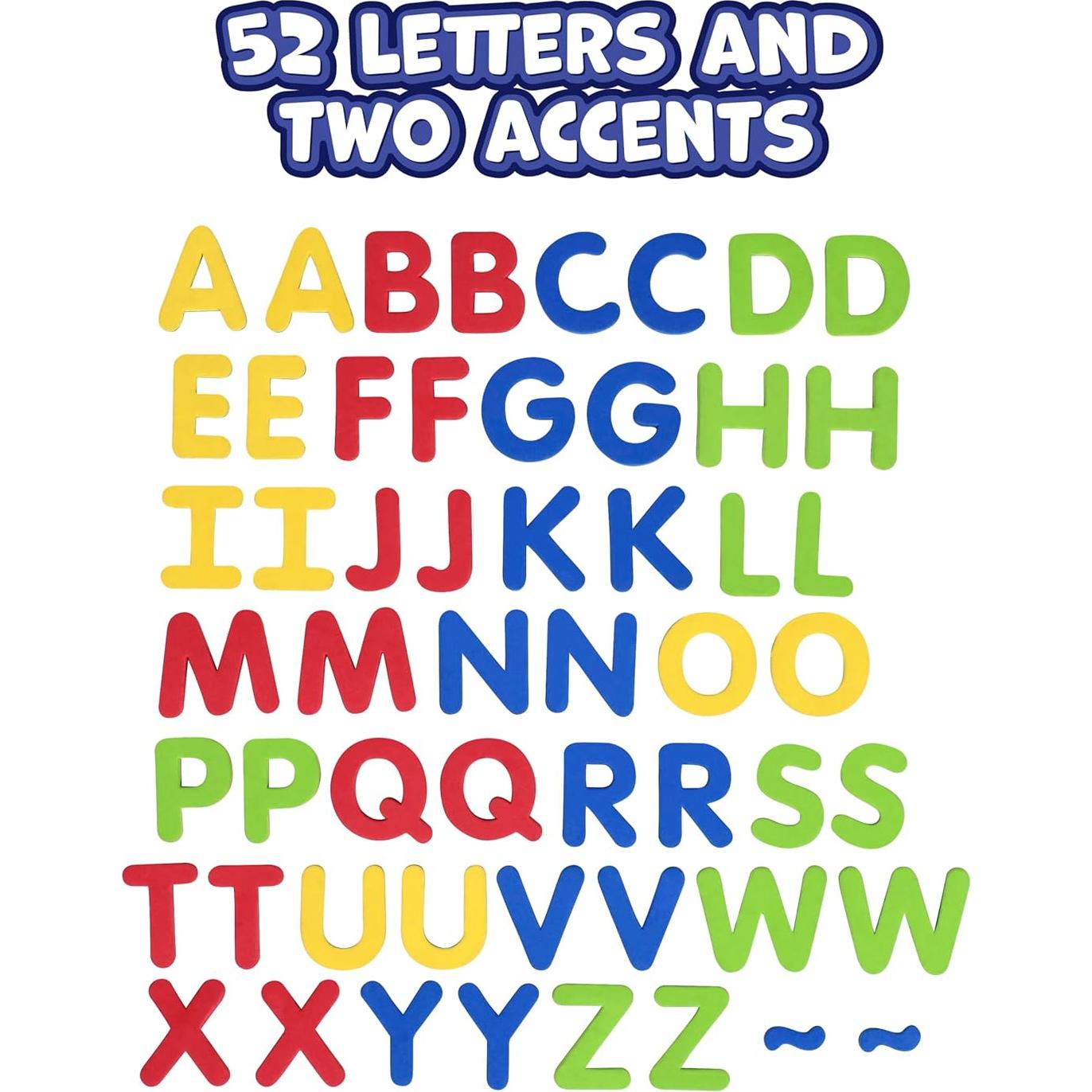 Alfabeto Magnético Mayúsculas Learning Advantage - 52 Letras