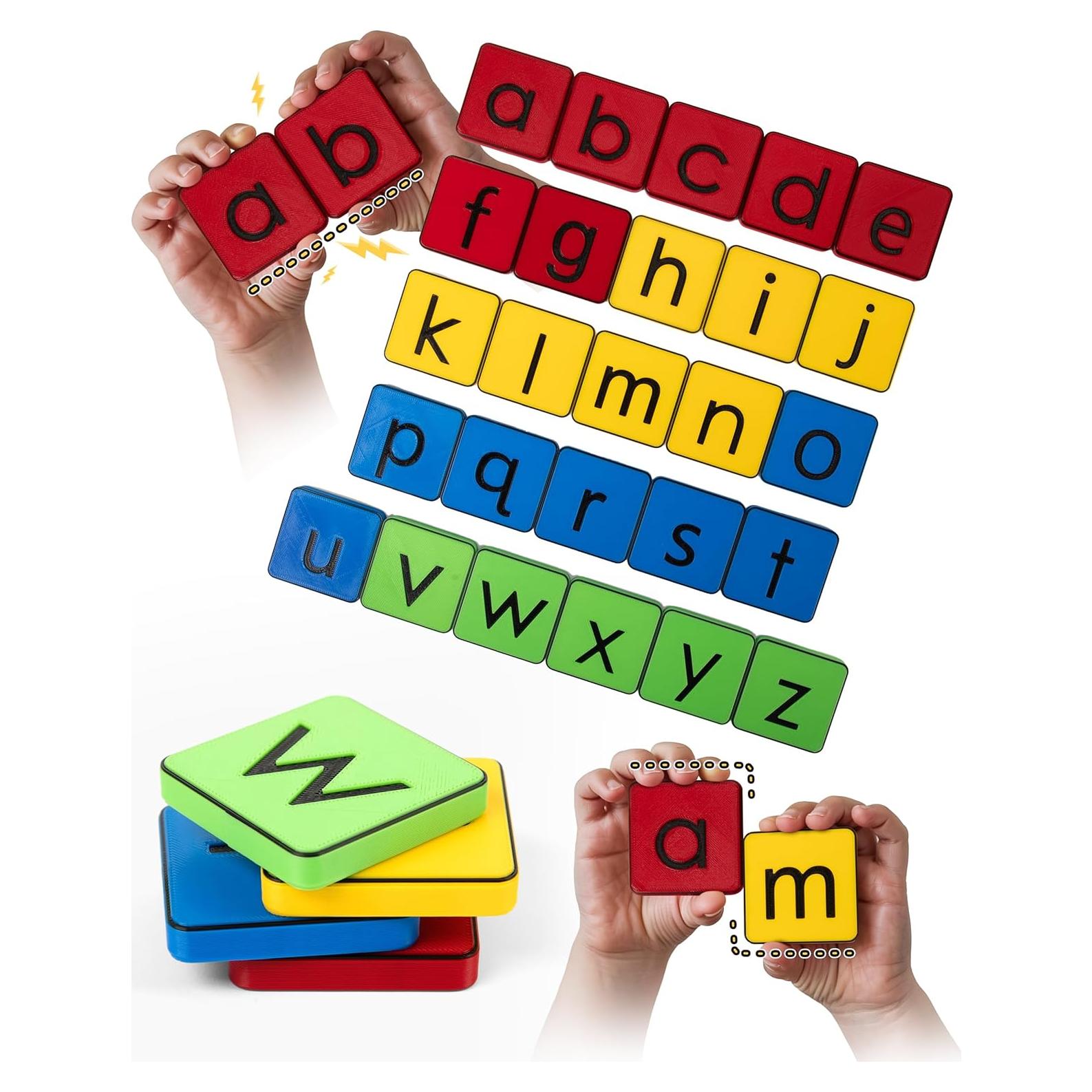 Letras Magnéticas en Minúsculas Teaching Tiles - Juego Educativo