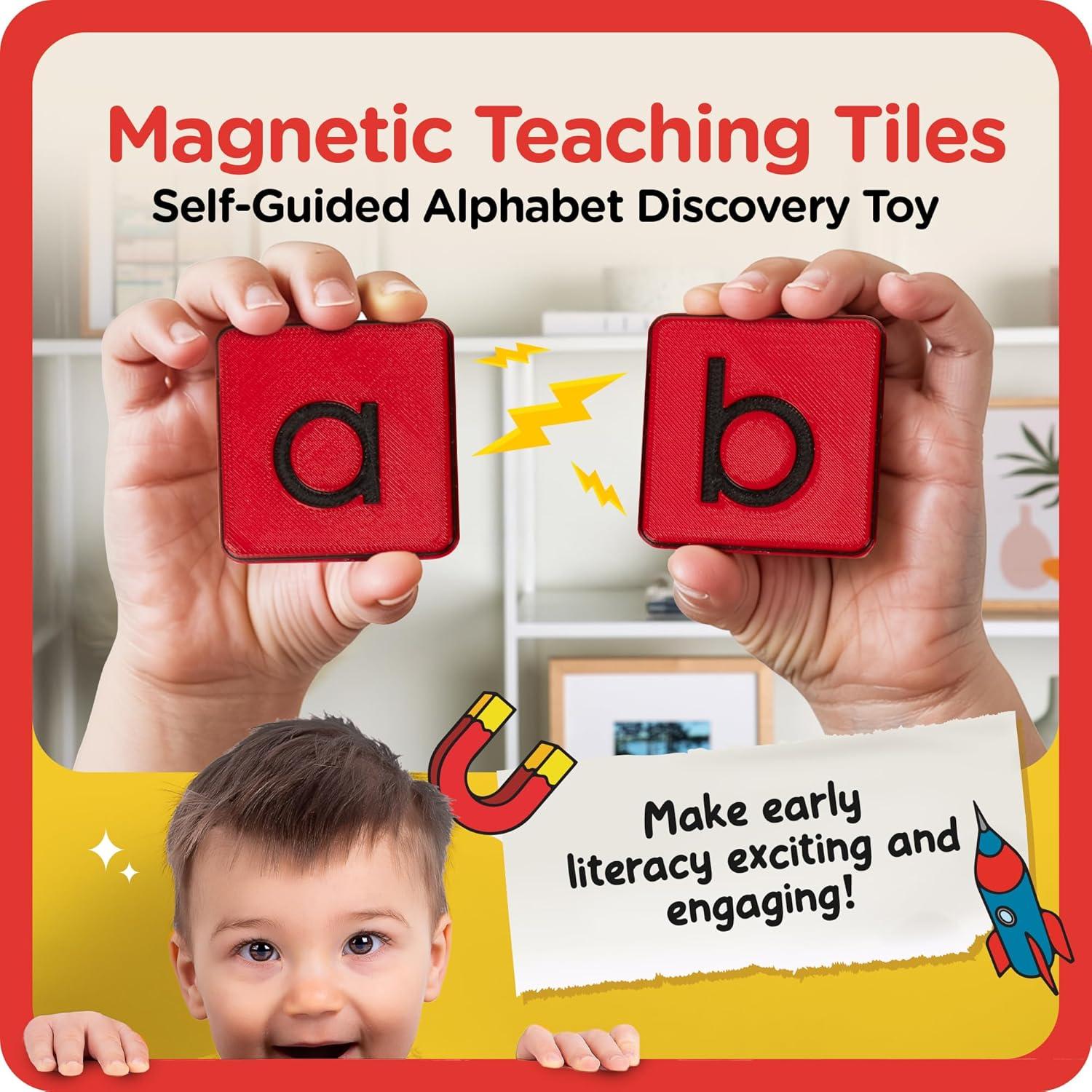 Letras Magnéticas en Minúsculas Teaching Tiles - Juego Educativo