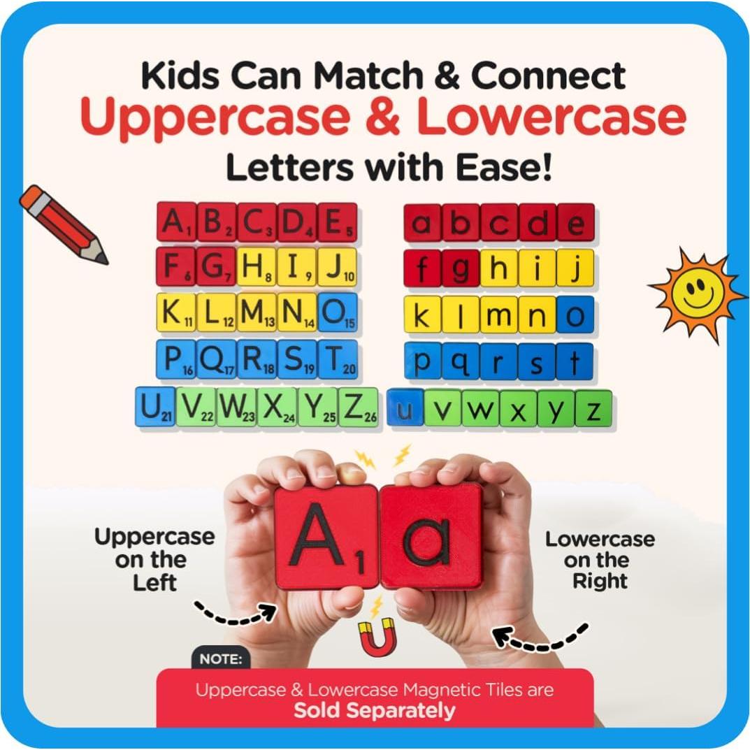 Letras Magnéticas en Minúsculas Teaching Tiles - Juego Educativo