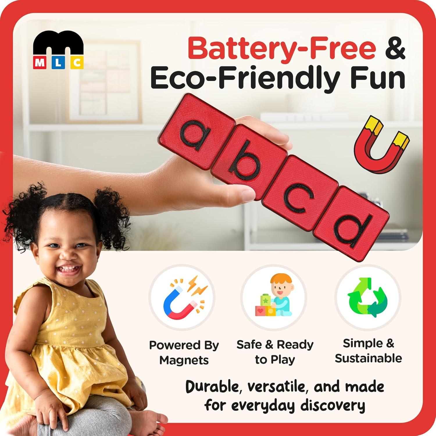 Letras Magnéticas en Minúsculas Teaching Tiles - Juego Educativo