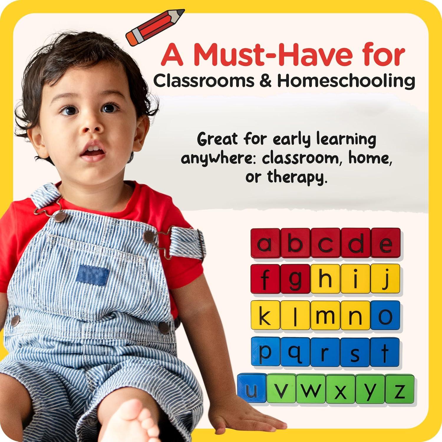 Letras Magnéticas en Minúsculas Teaching Tiles - Juego Educativo