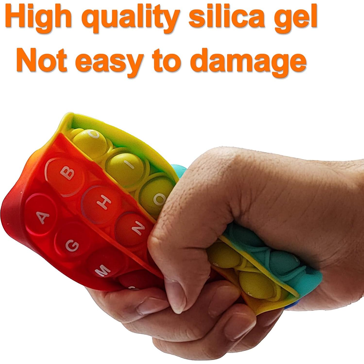 Juguete Antiestrés Educativo Proweber Letras y Números 4 Paquetes