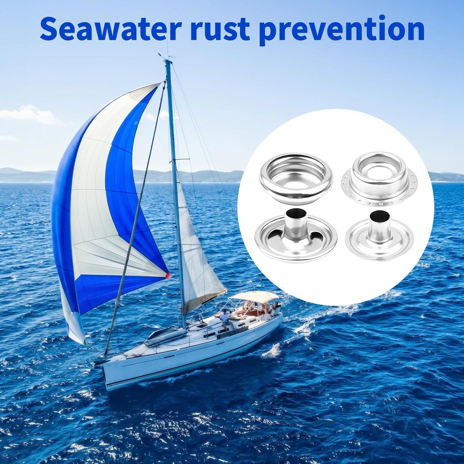 Kit de 103 Botones de Presión Acero Inoxidable Fampery