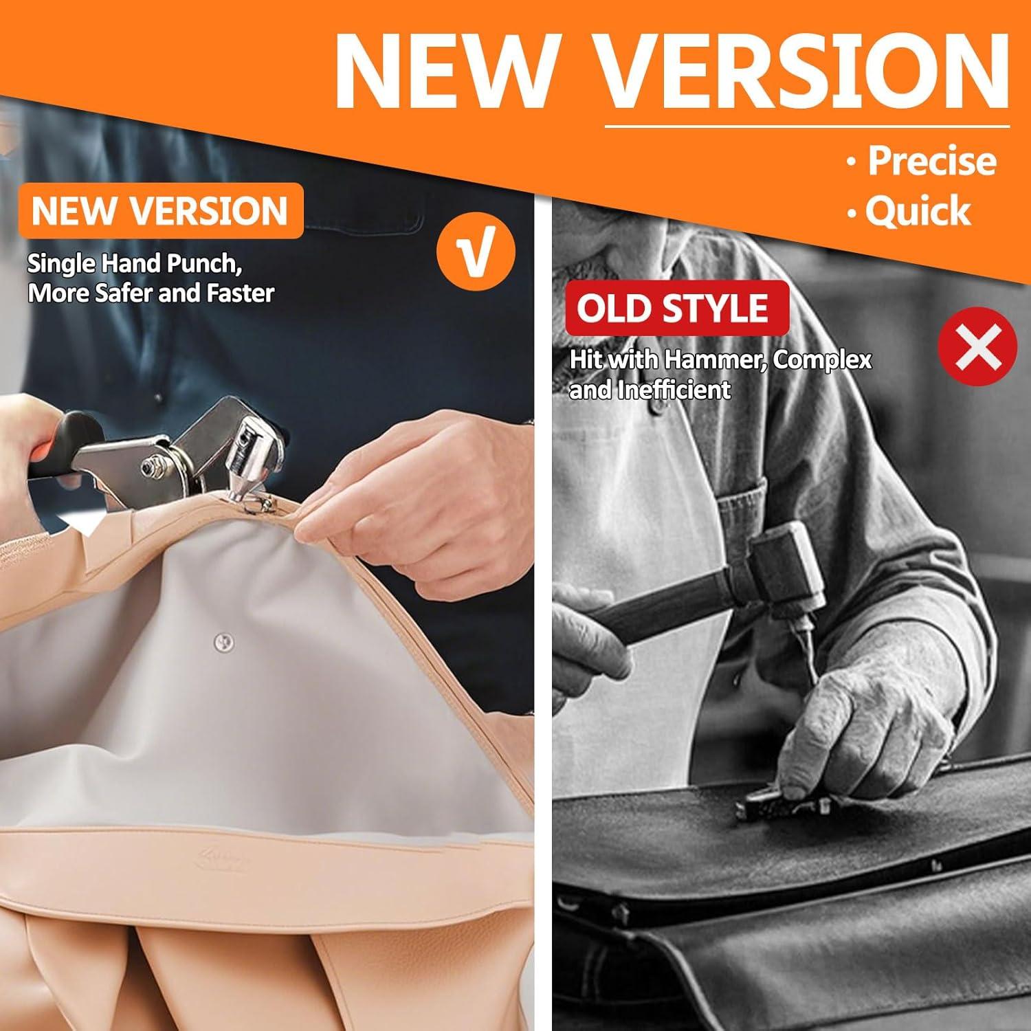 Kit de Instalación de Botones a Presión ZAPSIFOU 160 Piezas