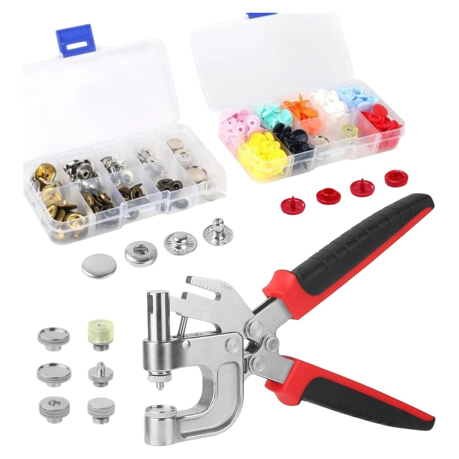 Kit de broches Y-zuisoumt 192 PCS plástico y 80 metal 15mm