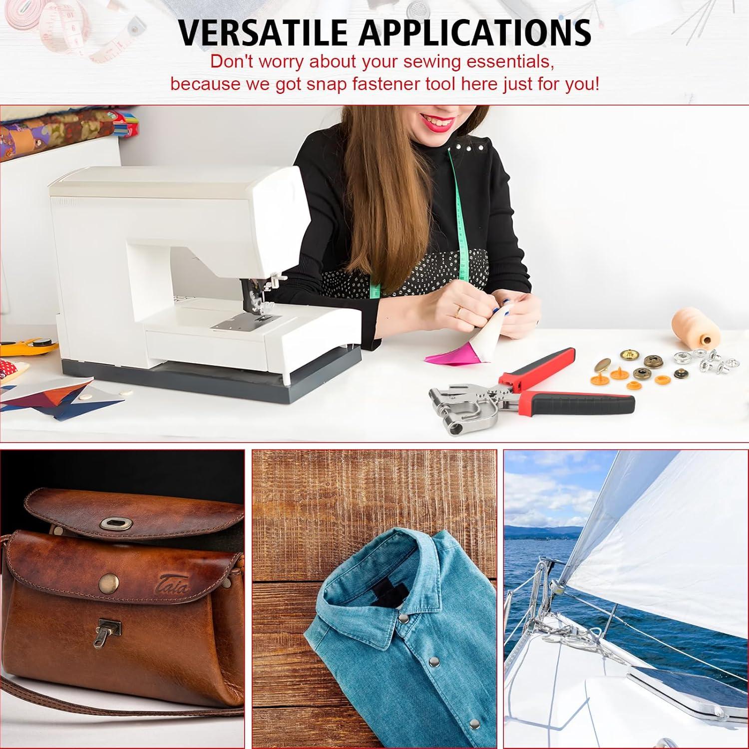 Kit de broches Y-zuisoumt 192 PCS plástico y 80 metal 15mm