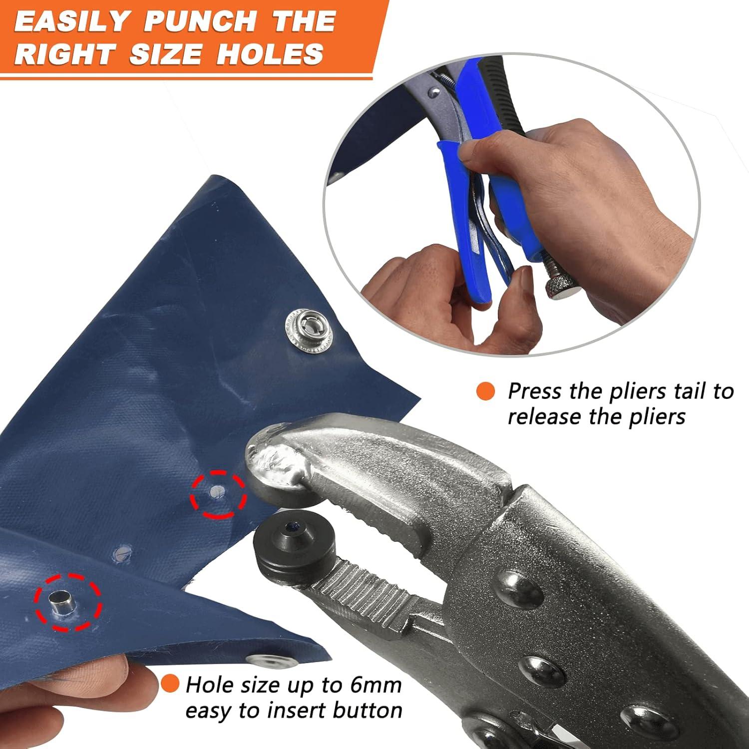 Kit de Botones de Presión MinliGUY 15mm para Barcos y Lonas