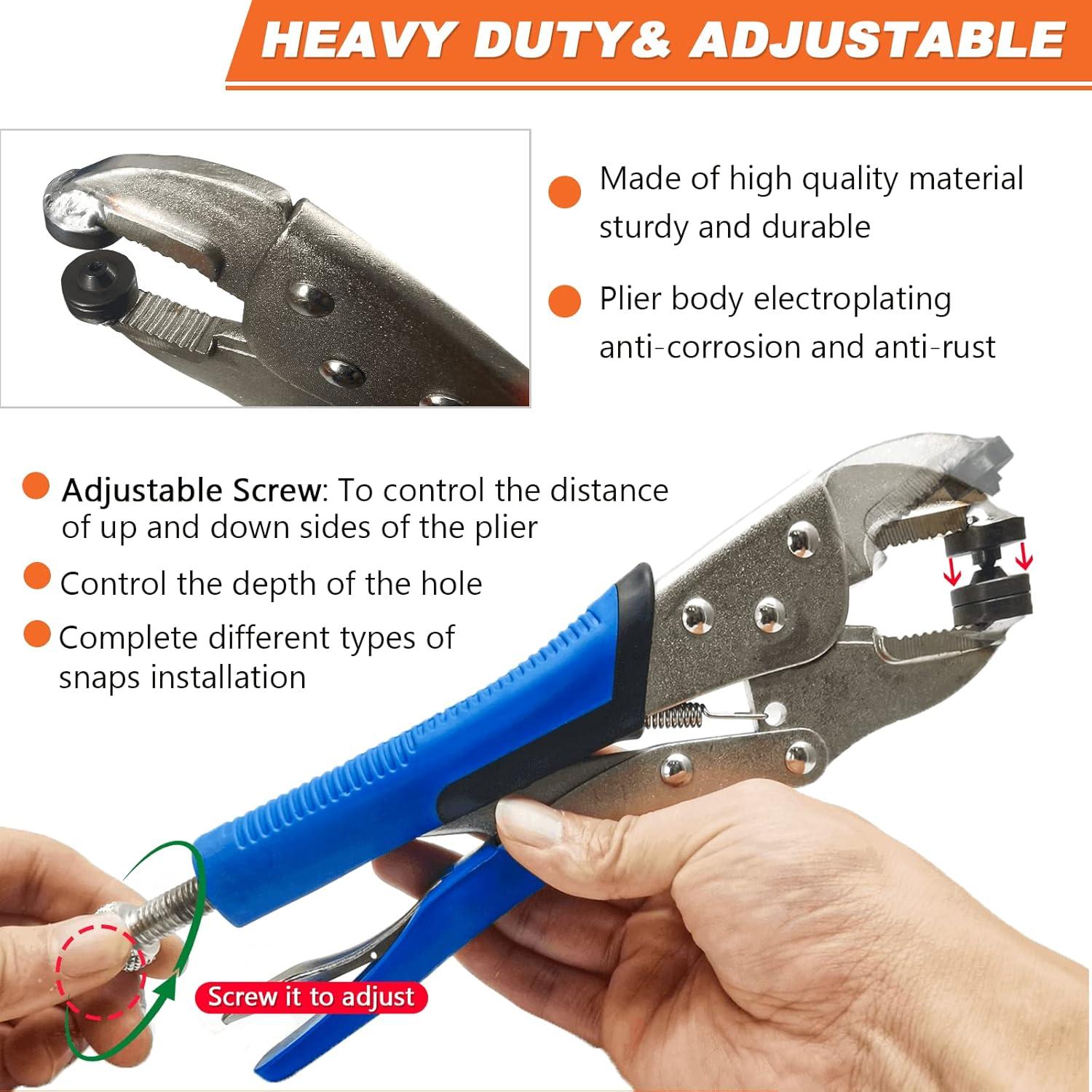 Kit de Botones de Presión MinliGUY 15mm para Barcos y Lonas