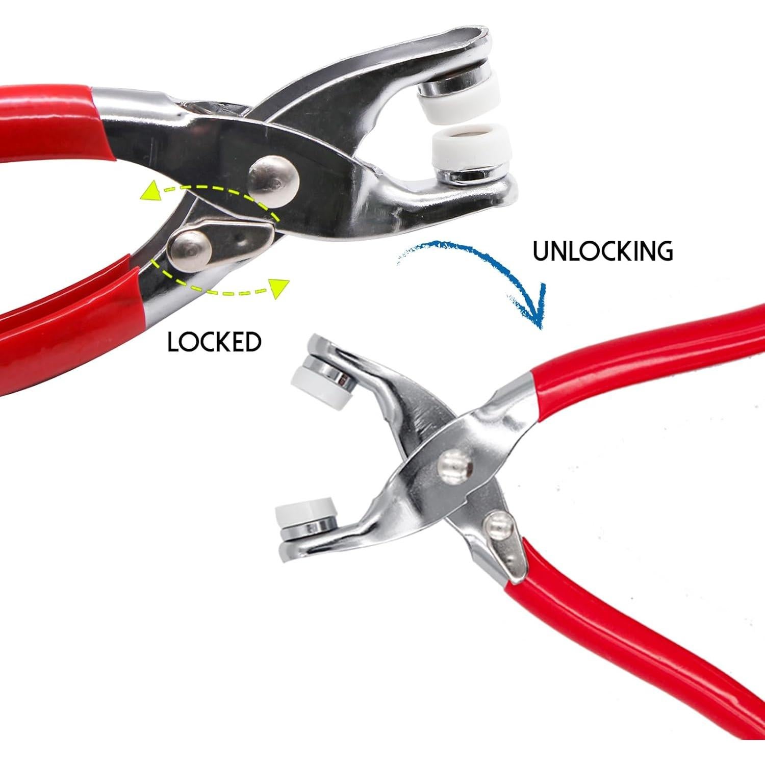 Kit de Botones a Presión JOJOPLAY 800 Piezas 10 Colores