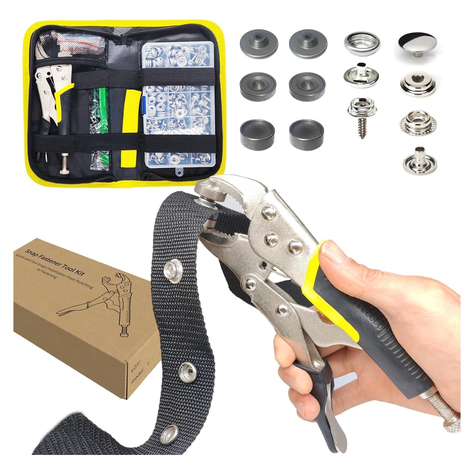 Kit de Broches Marinos MinliGUY 60 Piezas con Alicates de Acero Inoxidable