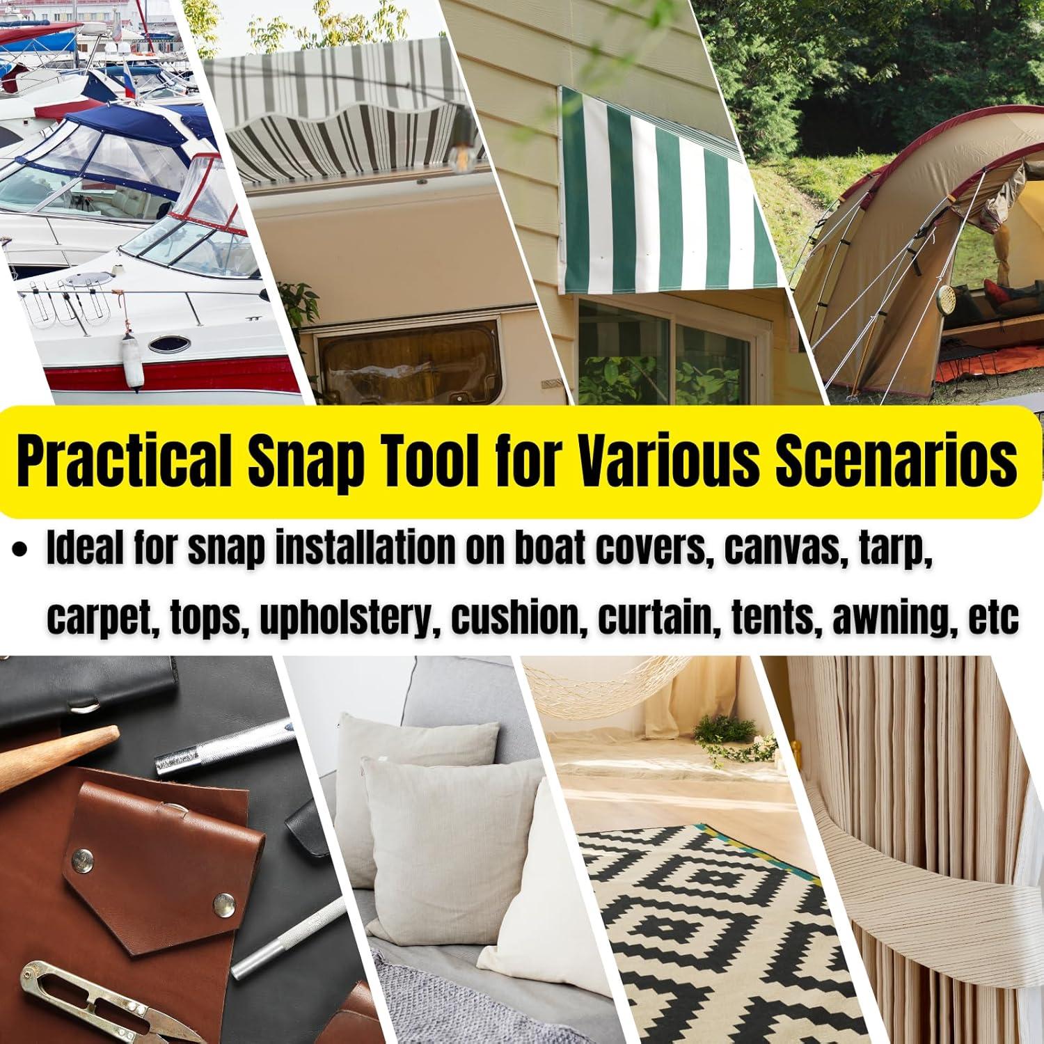 Kit de Broches Marinos MinliGUY 60 Piezas con Alicates de Acero Inoxidable