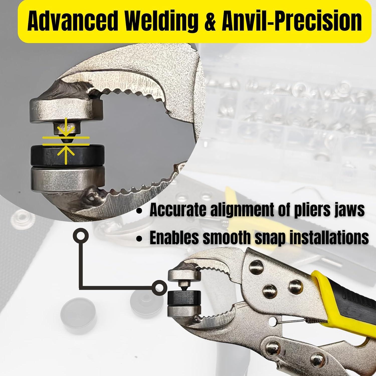 Kit de Broches Marinos MinliGUY 60 Piezas con Alicates de Acero Inoxidable