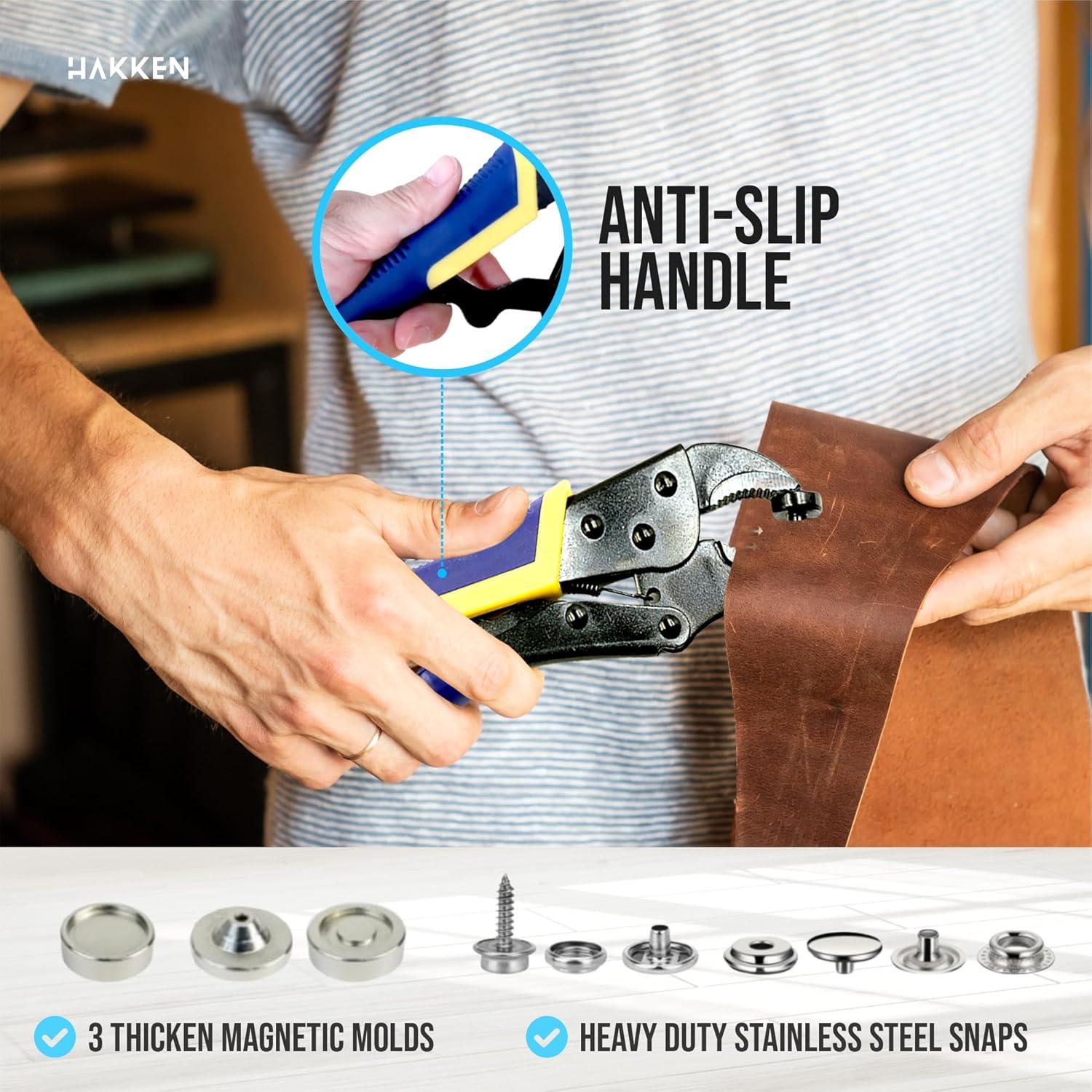 Herramienta de Botón a Presión HAKKEN 15mm con 210 Botones