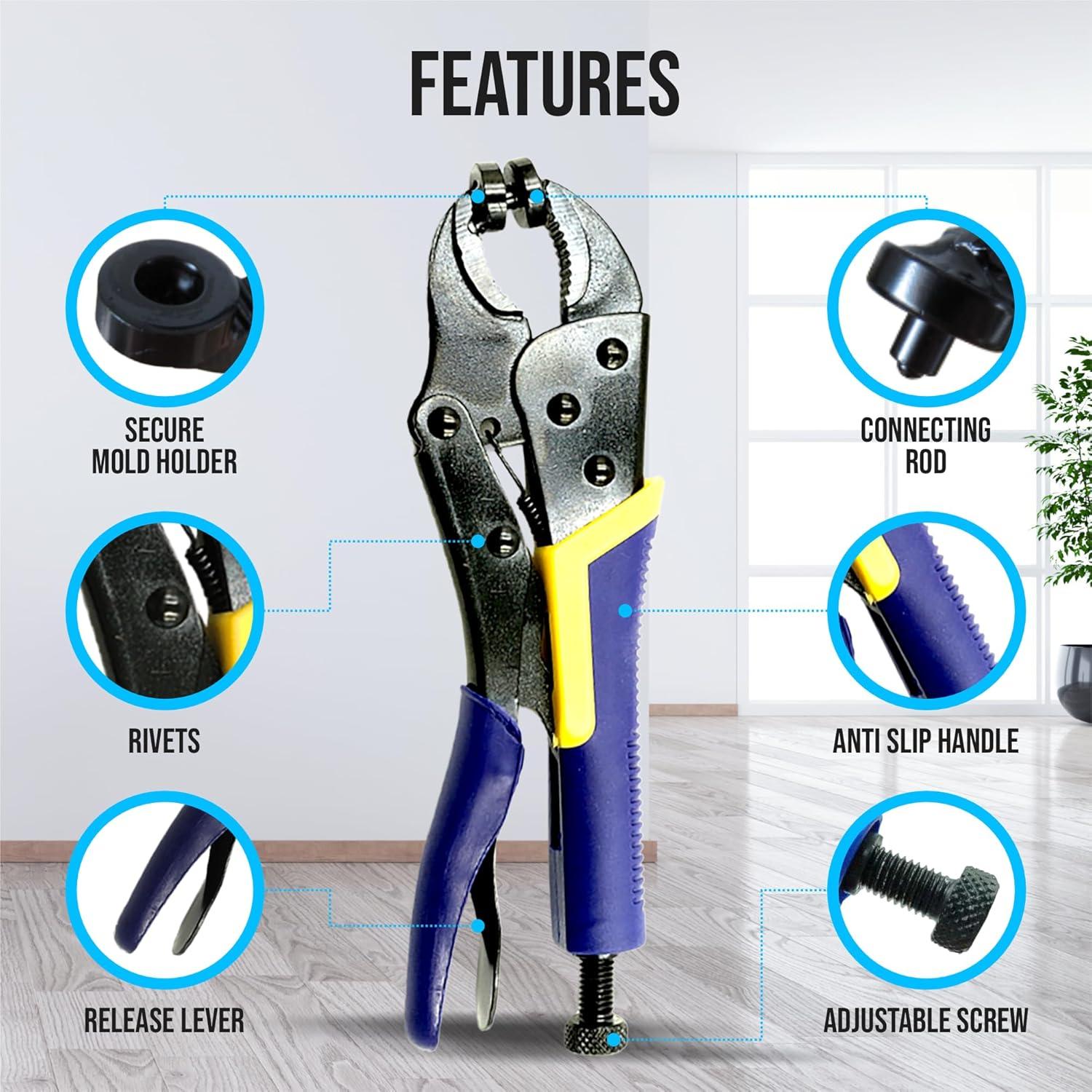 Herramienta de Botón a Presión HAKKEN 15mm con 210 Botones