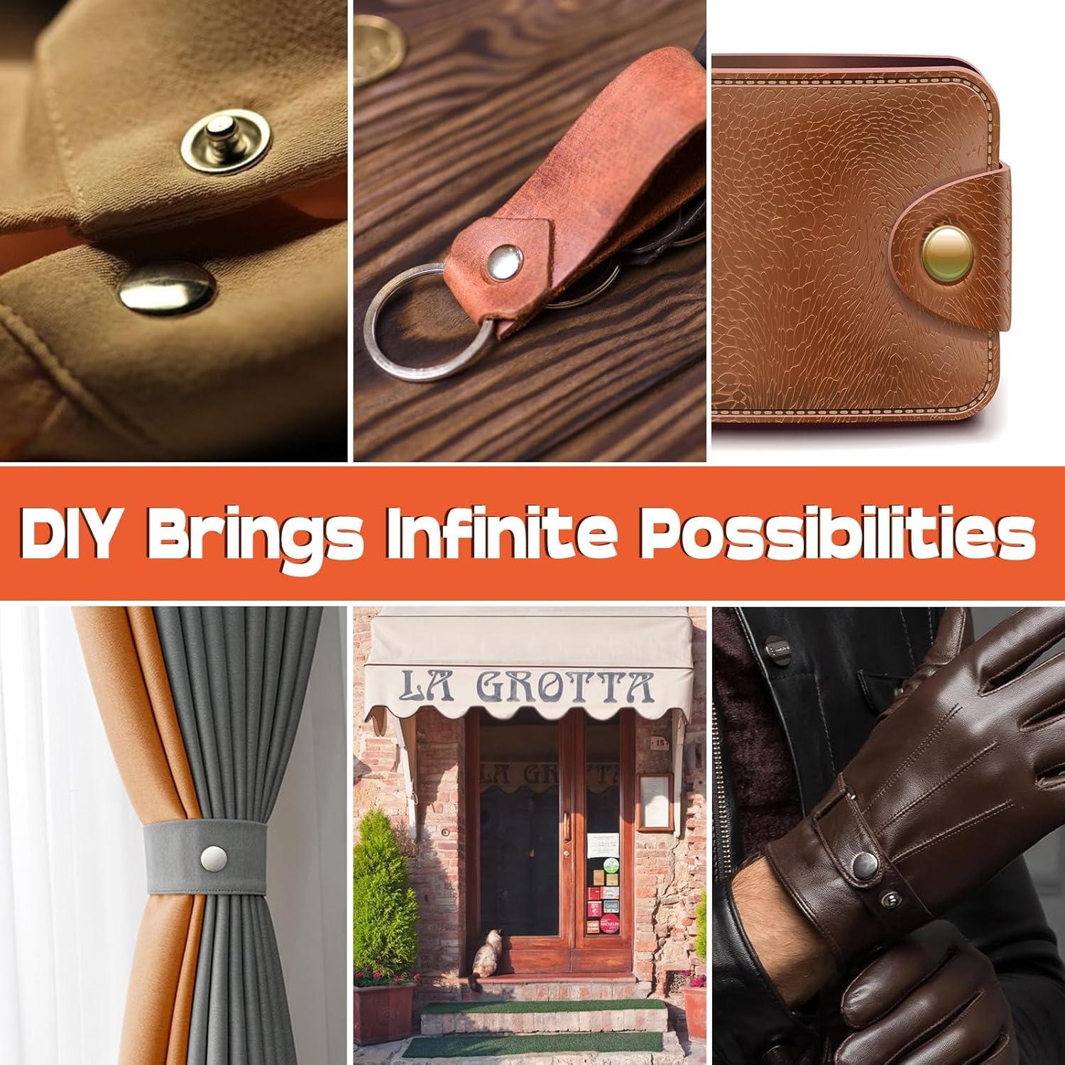 Kit de Botones a Presión NEU MASTER 140 Piezas con Herramienta