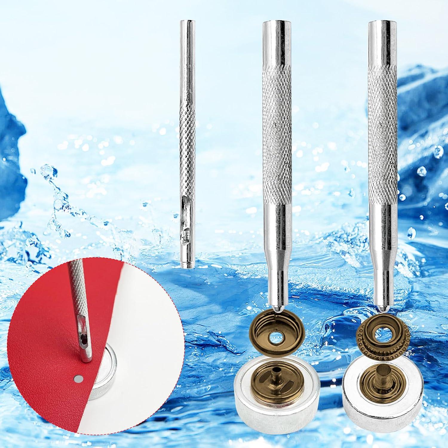 Kit de Broches de Acero Inoxidable 15mm GTAAOY - 80 Piezas